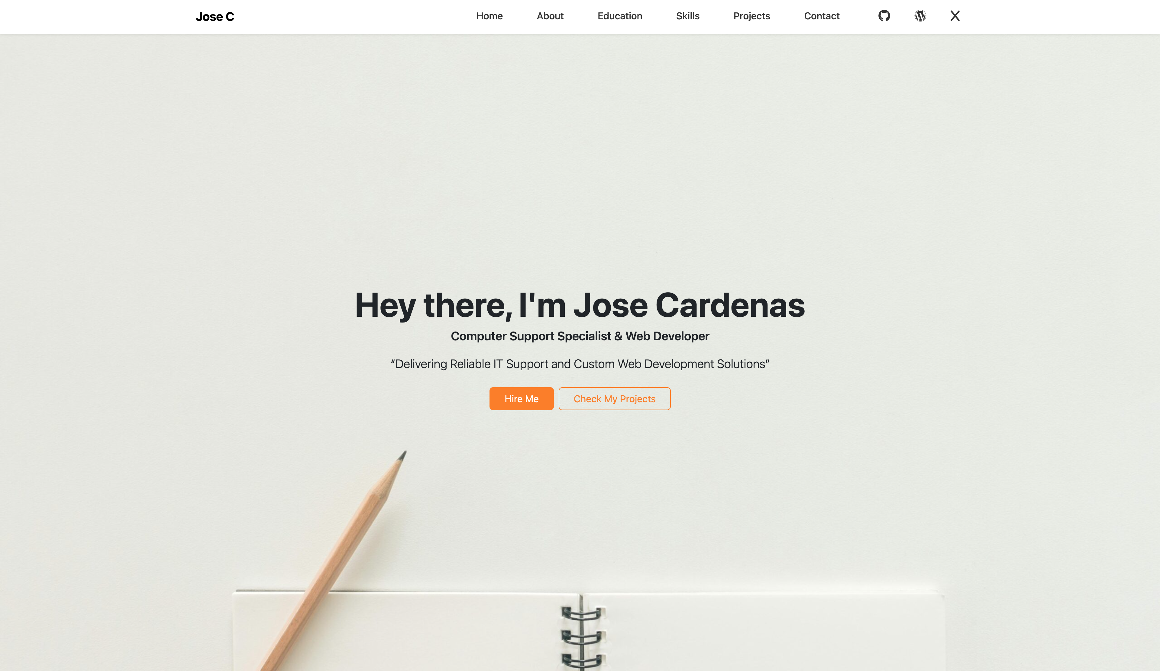 Project 1 screenshot